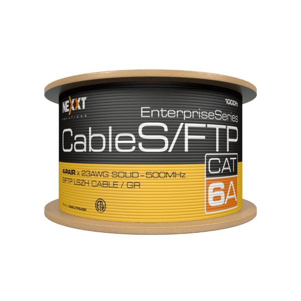 Nexxt Enterprise Cat6A S/FTP Cable 4P 23AWG LSZH 305m GR