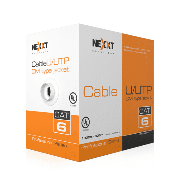 Nexxt Professional Cat6 UTP Cable 4P 24AWG CM 305m GR